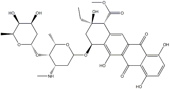 シャウナルジマイシン 化学構造式