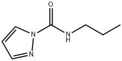 1H-Pyrazole-1-carboxamide,N-propyl-(9CI) Struktur