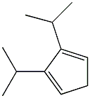 1,3-Cyclopentadiene,2,3-bis(1-methylethyl)-(9CI) Structure