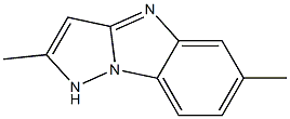 4H-Pyrazolo[1,5-a]benzimidazole,2,6-dimethyl-(9CI) Structure