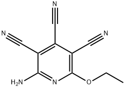 3,4,5-Pyridinetricarbonitrile,2-amino-6-ethoxy-(6CI,9CI) Structure