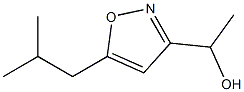 3-Isoxazolemethanol,-alpha--methyl-5-(2-methylpropyl)-(9CI) 结构式