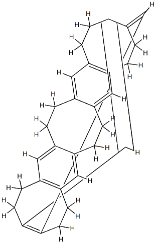 1,2,5,6,8,9,11,12,15,16,18,19-Dodecahydro-3,14:4,13-dimethenobiscycloocta[4,5]benzo[1,2-a:1',2'-e]cyclooctene Structure