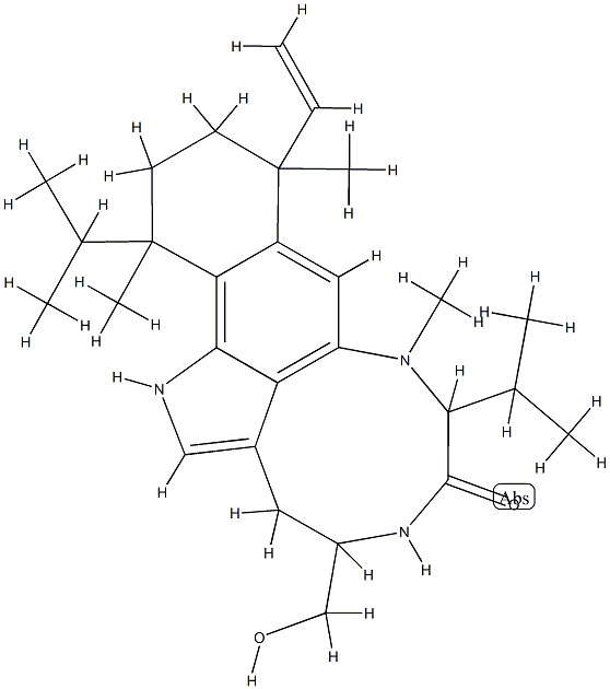 des-O-methylolivoretin C 结构式