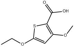 2-Thiophenecarboxylicacid,5-ethoxy-3-methoxy-(9CI) Structure