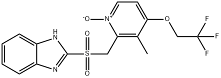 Lansoprazole Sulfone N-Oxide Structure