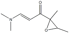 2-Propen-1-one,3-(dimethylamino)-1-(2,3-dimethyloxiranyl)-(9CI) Structure