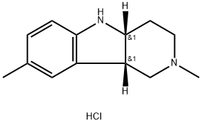 CIS-(-)-2,3,4,4A,5,9B-六氢-2,8-二甲基-1H-吡啶并[4,3-B]吲哚二盐酸盐 结构式