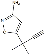 3-Isoxazolamine,5-(1,1-dimethyl-2-propynyl)-(9CI) 结构式