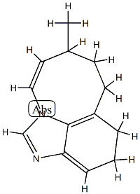 4H-Imidazo[4,5,1-kl][1]benzazocine,5,6,7,8-tetrahydro-8-methyl-(7CI) 结构式