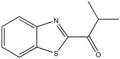 1-Propanone,1-(2-benzothiazolyl)-2-methyl-(9CI) Struktur