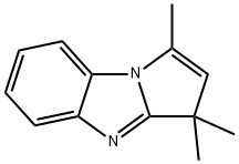 3H-Pyrrolo[1,2-a]benzimidazole,1,3,3-trimethyl-(7CI) Structure