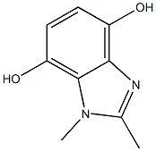 1H-Benzimidazole-4,7-diol,1,2-dimethyl-(9CI) Structure
