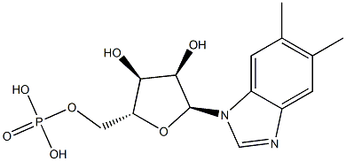 N(1)-(5-phosphoribosyl)-5,6-dimethylbenzimidazole Structure