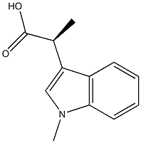 1H-Indole-3-aceticacid,-alpha-,1-dimethyl-,(S)-(9CI) Structure