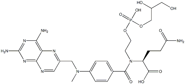 methotrexate-gamma-glycerophosphatidylethanolamine 结构式