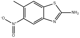 2-Benzothiazolamine,6-methyl-5-nitro-(9CI) Structure