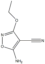 4-Isoxazolecarbonitrile,5-amino-3-ethoxy-(6CI) Structure