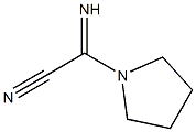 1-Pyrrolidineacetonitrile,alpha-imino-(6CI) Structure