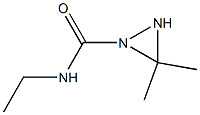 1-Diaziridinecarboxamide,N-ethyl-3,3-dimethyl-(6CI) Structure