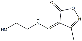 5(4H)-Isoxazolone,4-[[(2-hydroxyethyl)amino]methylene]-3-methyl-(9CI) Structure