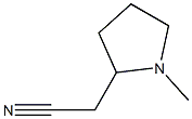 2-Pyrrolidineacetonitrile,1-methyl-(6CI) Structure