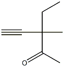 4-Pentyn-2-one, 3-ethyl-3-methyl- (6CI,9CI) Structure