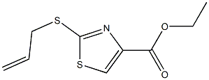 4-Thiazolecarboxylicacid,2-(allylthio)-,ethylester(6CI) Structure