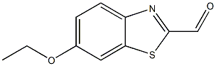 2-Benzothiazolecarboxaldehyde,6-ethoxy-(6CI) Structure