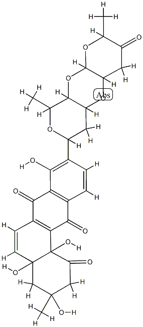 サクアヤマイシンB1 化学構造式