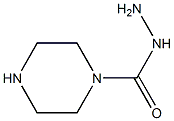 1-Piperazinecarboxylicacid,hydrazide(6CI) 结构式