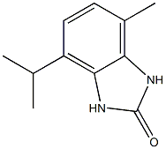 2-Benzimidazolol,4-isopropyl-7-methyl-(6CI) 结构式