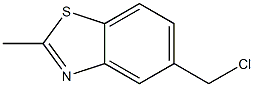 Benzothiazole, 5-(chloromethyl)-2-methyl- (6CI, 9CI) 结构式