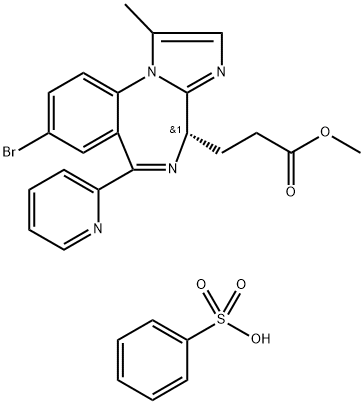 Remimazolam (benzenesulfonate) Structure