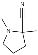 2-Pyrrolidinecarbonitrile,1,2-dimethyl-(6CI,9CI) 结构式