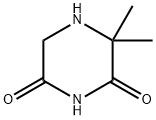 2,6-Piperazinedione,3,3-dimethyl-(6CI) 结构式
