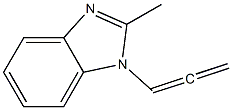 1H-Benzimidazole,2-methyl-1-(1,2-propadienyl)-(9CI) Structure