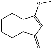 1H-Inden-1-one,3a,4,5,6,7,7a-hexahydro-3-methoxy-(9CI) 结构式