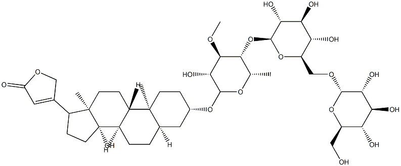 黄夹苷, 11018-93-2, 结构式