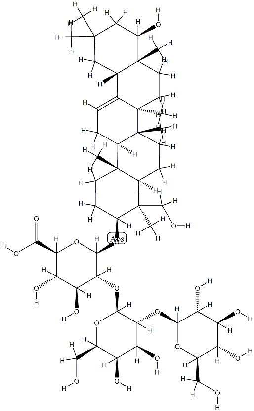 Soyasaponin Ba Struktur