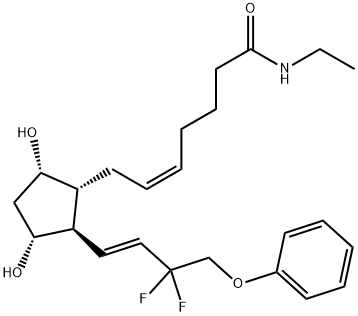 Tafluprost ethyl amide Structure