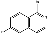 1-溴-6-氟异喹啉 结构式