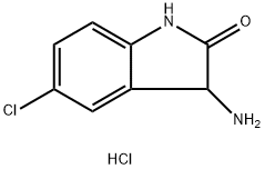 3-氨基-5-氯吲哚啉-2-酮盐酸盐, 1214187-61-7, 结构式