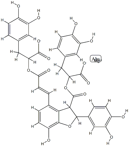 丹酚酸B镁盐 结构式