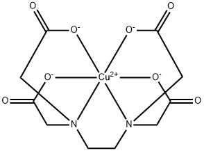 Cuprate(2-), N,N-1,2-ethanediylbisN-(carboxy-.kappa.O)methylglycinato-.kappa.N,.kappa.O(4-)-, (OC-6-21)- 结构式