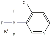 (4-氯吡啶-3-基)三氟硼酸钾 结构式