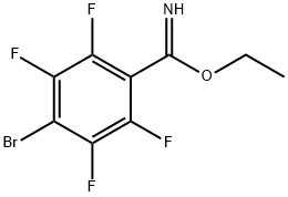 ethyl 4-bromo-2,3,5,6-tetrafluorobenzimidate Structure