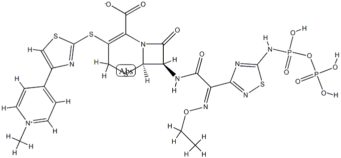 头孢洛林酯杂质3, 1286218-64-1, 结构式