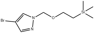 4-溴-1-[[2-(三甲基甲硅烷基)乙氧基]甲基]-1H-吡唑, 133560-58-4, 结构式