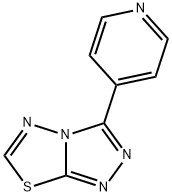 3-(4-pyridinyl)-1,2,4-Triazolo[3,4-b][1,3,4]thiadiazole 3-(Pyridin-4-yl)-[1,2,4]triazolo[3,4-b][1,3,4]thiadiazole 结构式